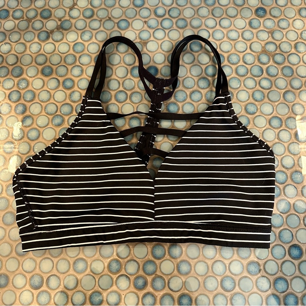 Victoria’s Secret VSX Sport Striped Sports Bra